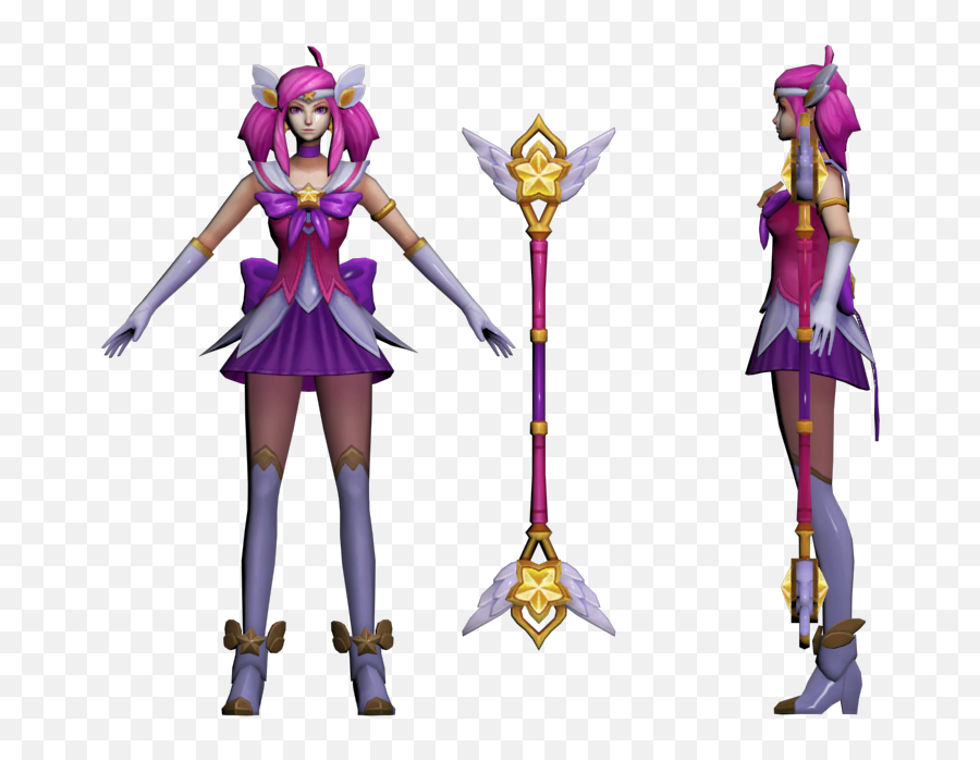 League Of Legends - Star Guardian Lux Model Png,Star Guardian Lux Summoner Icon