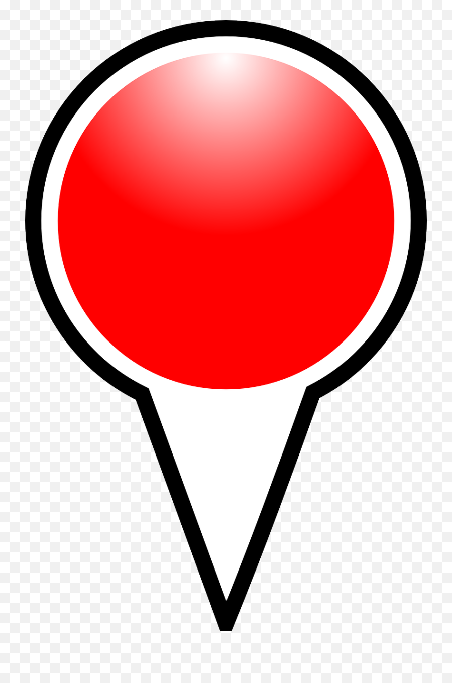 Red Pin Png - You Are Here Symbol Transparent,Shiny Icon