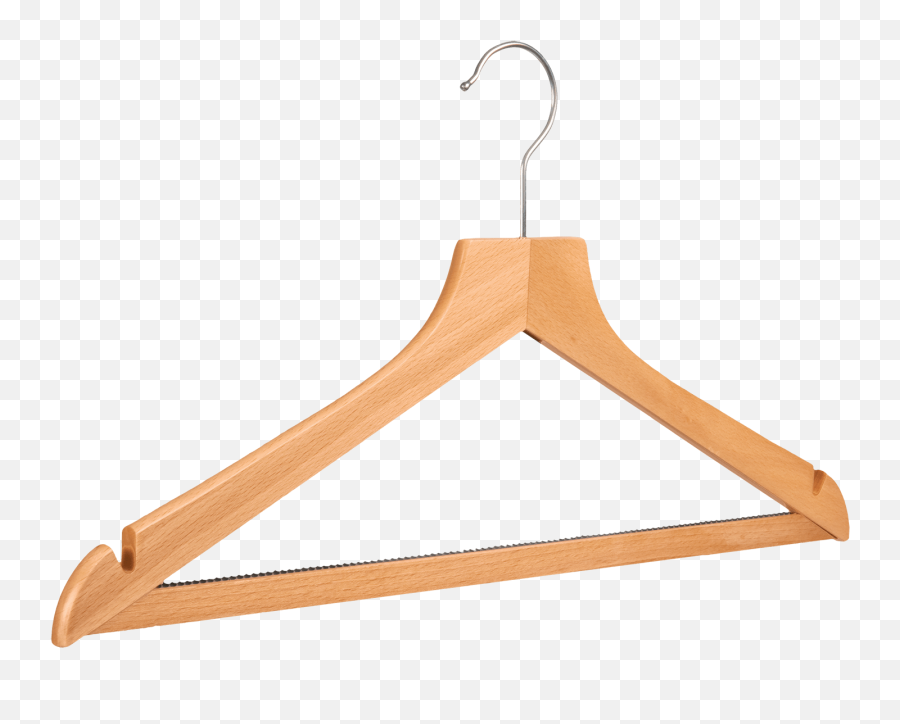 Wooden Clothes Hanger Transparent Png - Wooden Coat Hanger Transparent,Transparent Clothes Pic