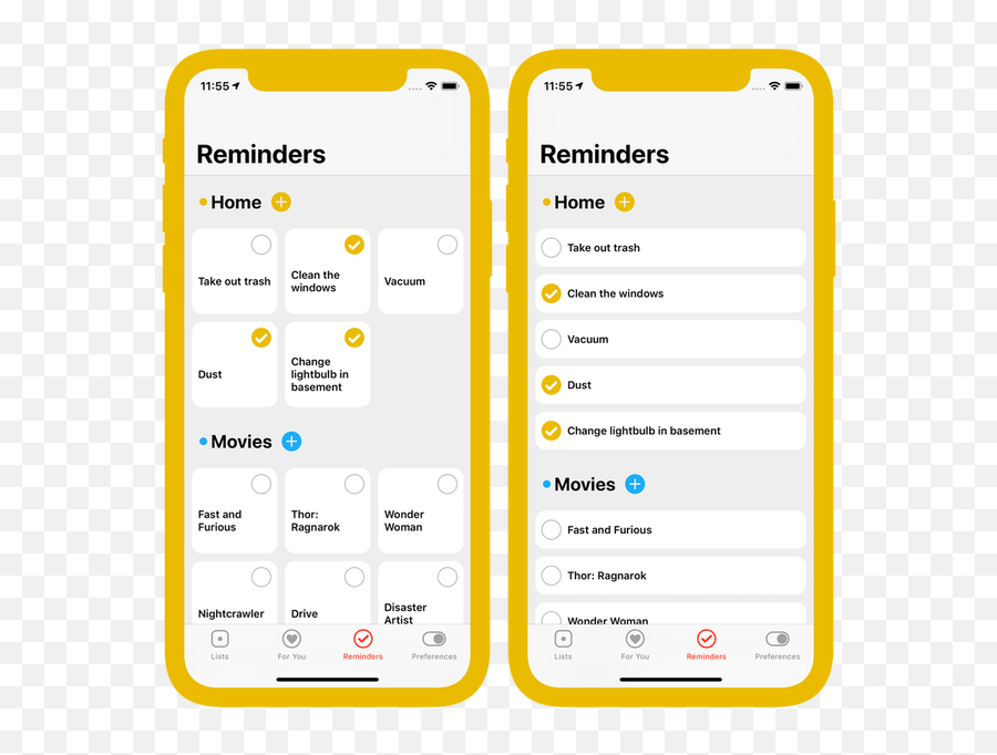 Memento - Features Reminders Layout Png,Grid View Icon