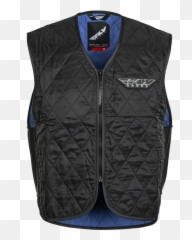 Fly Racing Evaporative Cooling Vest Motorcycle Sports Black Png