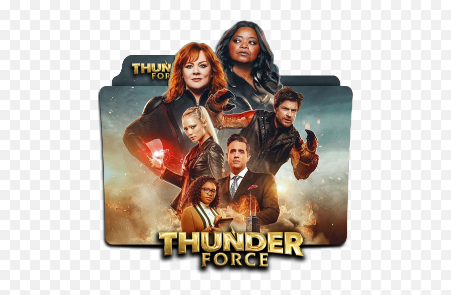 Thunder Force Movie Folder Icon - Designbust Thunder Force Movie Poster Png,War Thunder Icon