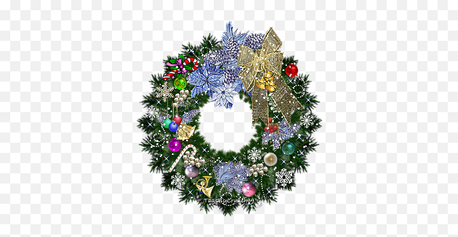 Adventi Koszorúk Christmas Wreath Sticker - Adventi Koszorúk Christmas Wreath Gif Png,Christmas Wreath Icon
