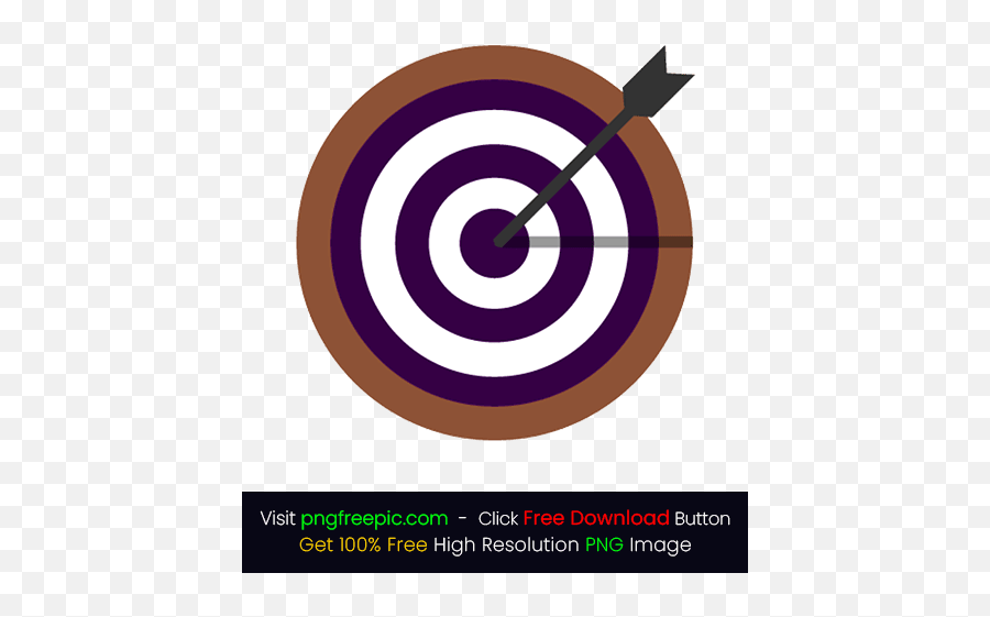 Target Icon Shape Png - Aim Bow Bolt Vector Shape Clipart Video Mute Icon,Dart Board Icon