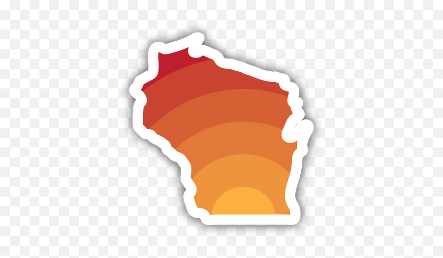 Wisconsin Sunrise Sticker - Stickers Northwest Illustration Png,Wisconsin Icon