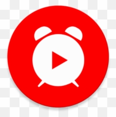 Spoton - AlarmForYouTubeLogoOfficial Android Red Youtube Round Png