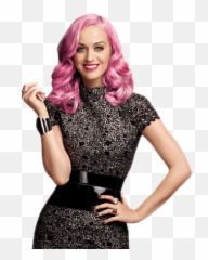Purple Hair Katy Perry Transparent Png - Katy Perry Pink Hair Instyle,Katy Perry Png