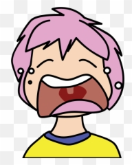 Cry Face Png - Clip Transparent Crying Kid Clipart Drawing