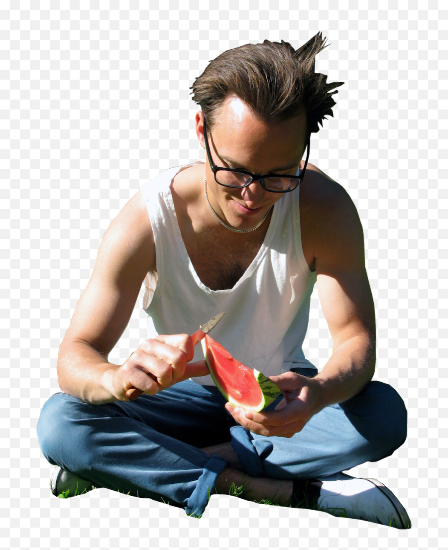 Download Watermelon Sitting Png Image For Free - Skalgubbar Sitting,People Sitting Png