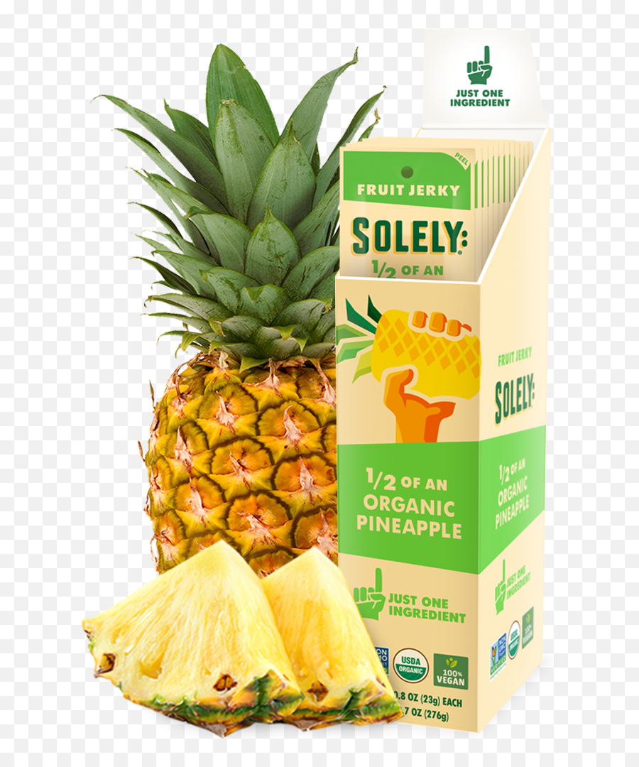 Organic Pineapple Fruit Jerky - Solely Organic Pineapple Fruit Jerky Png,Pineapple Slice Icon