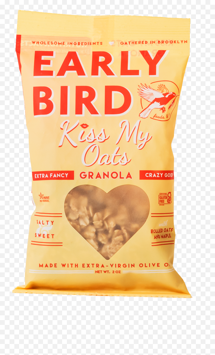 Kiss My Oats 2 Oz Baby Birds 12 - Pack Early Bird Choice Granola 12oz Ingredients Png,Granola Icon