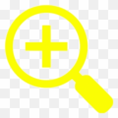 Yellow Zoom In Icon - Free yellow icons Zoom Icon White Transparent png