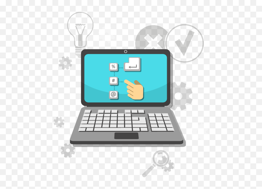 Solutions - Technical Support Png,Laptop Icon Vector Free