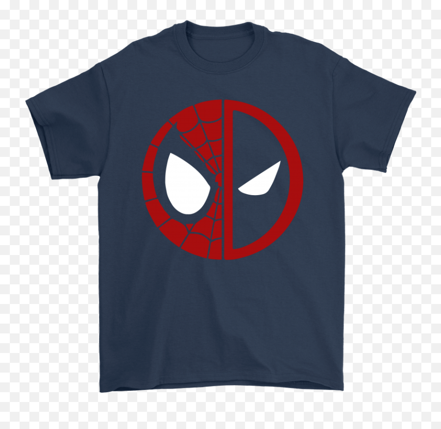 Spider - Man And Deadpool Half Of Each Logo Shirts U2013 Teeqq Store God Said Let There Be Marines Png,Deadpool Icon Png