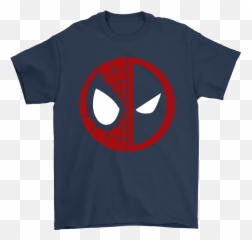 Spider - Man And Deadpool Half Of Each Logo Shirts U2013 Teeqq Store God Said Let There Be Marines Png,Deadpool Icon Png