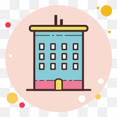 Organization Icon In Circle Bubbles Style - Cute Facetime Icon png