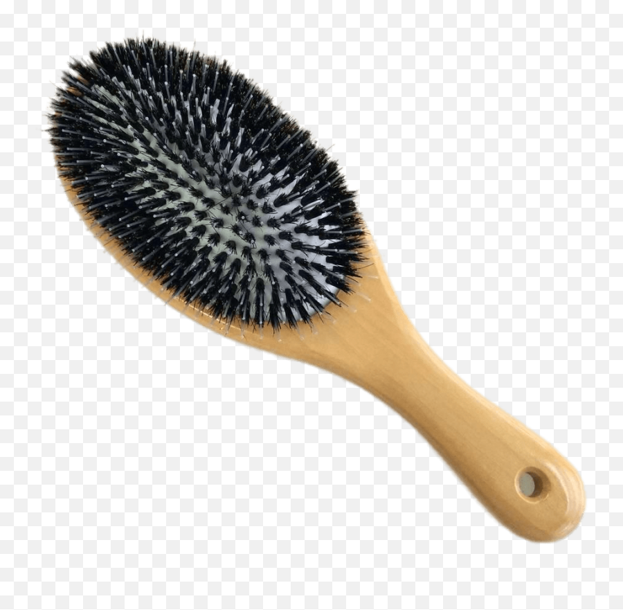Hair Brush Wood Transparent Png - Hair Brush Png,Hairbrush Png