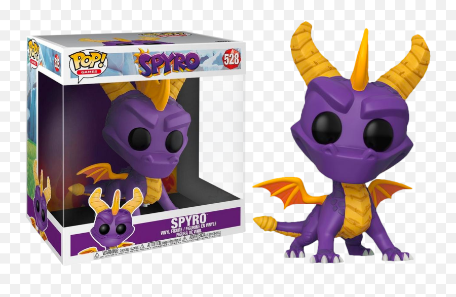Spyro The Dragon - Spyro 10 Inch Pop Vinyl Figure Spyro 10 Inch Funko Pop Png,Spyro Reignited Trilogy Logo
