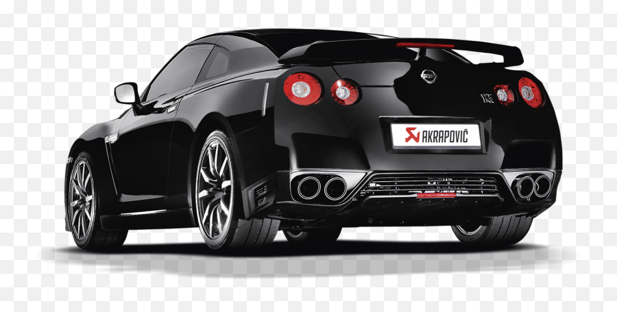 Nissan Gt - R 2018 Slipon Line Titanium Akrapovi Car Exhaust Png,Gtr Png