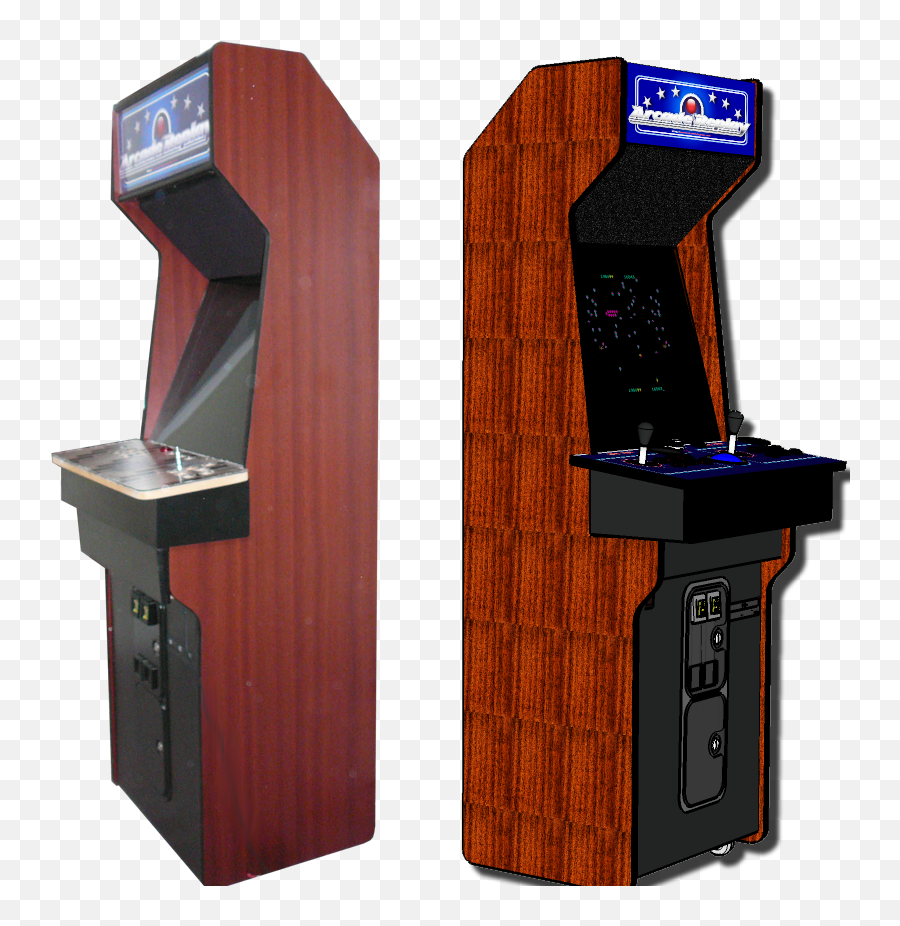 Wood Finish Arcade Cabinet - Wood Finish Arcade Cabinet Png,Arcade Cabinet Png