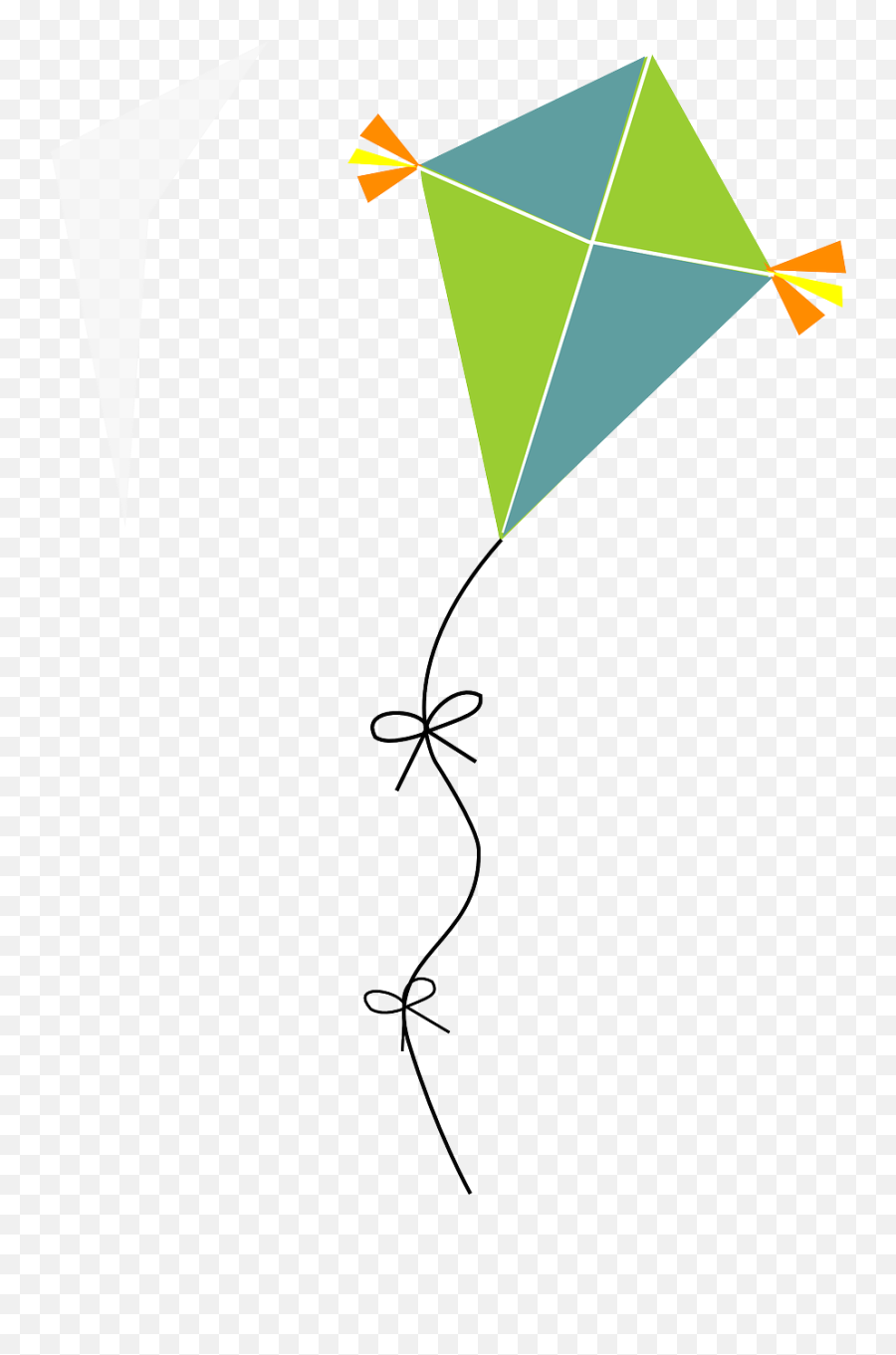 Green Blue Orange - Free Vector Graphic On Pixabay Kite Png Clipart,Green Png