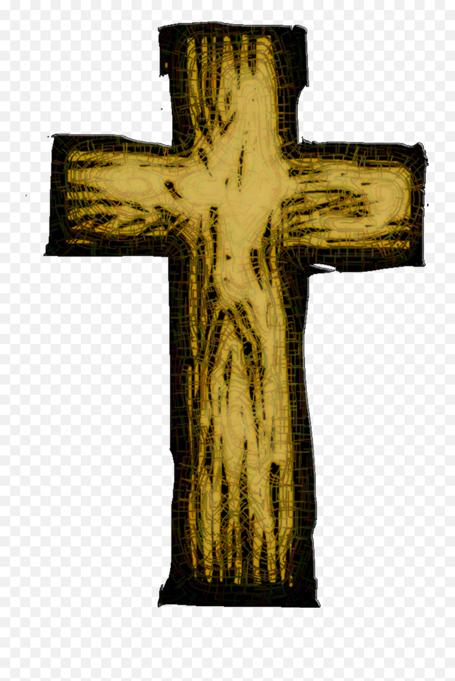 Picture - Christian Medieval Cross Public Domain Png,Wooden Cross Png
