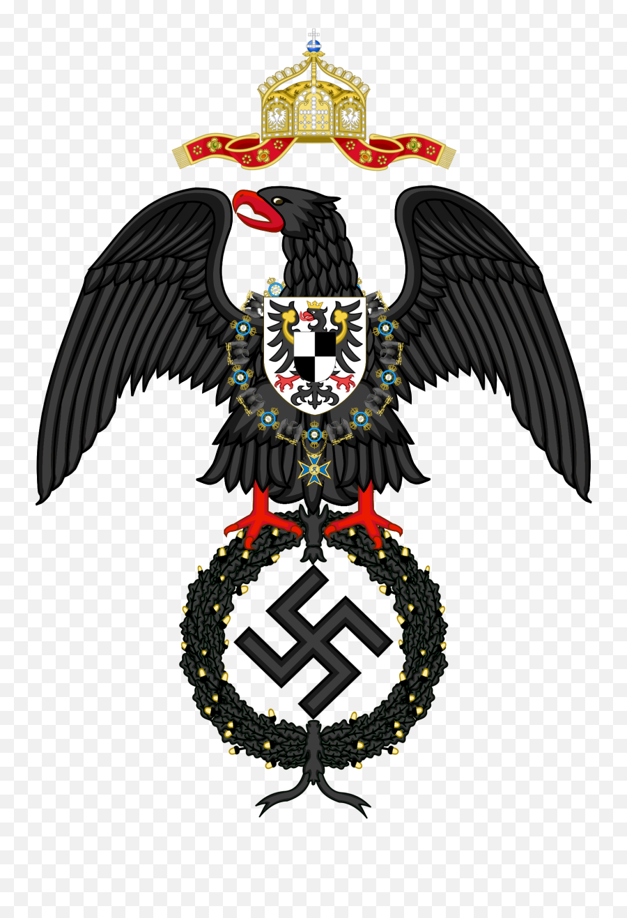 Download Coa Nazi Imperial Germany - Coat Of Arms Of Nazi Germany Png,Nazi Hat Png