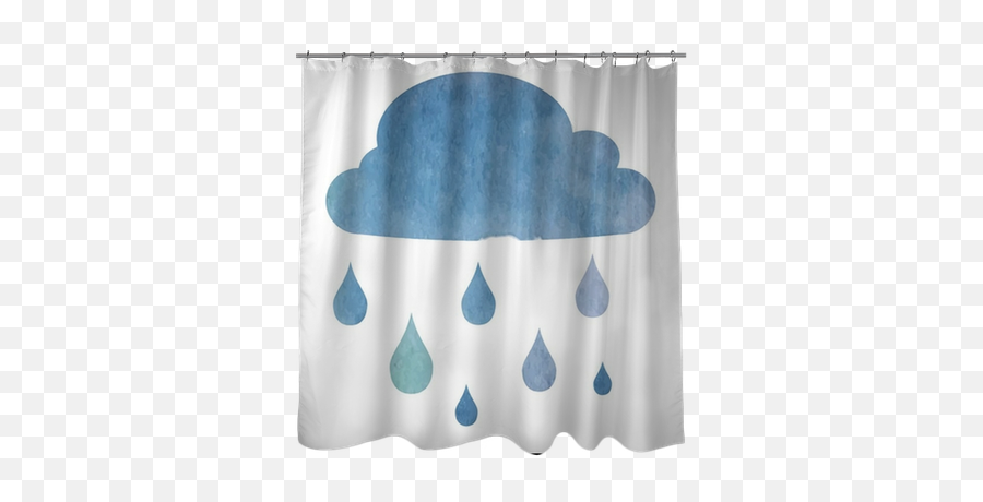 Cloud With Rain Drops - Curtain Full Size Png Download Patchwork,Rain Drops Png
