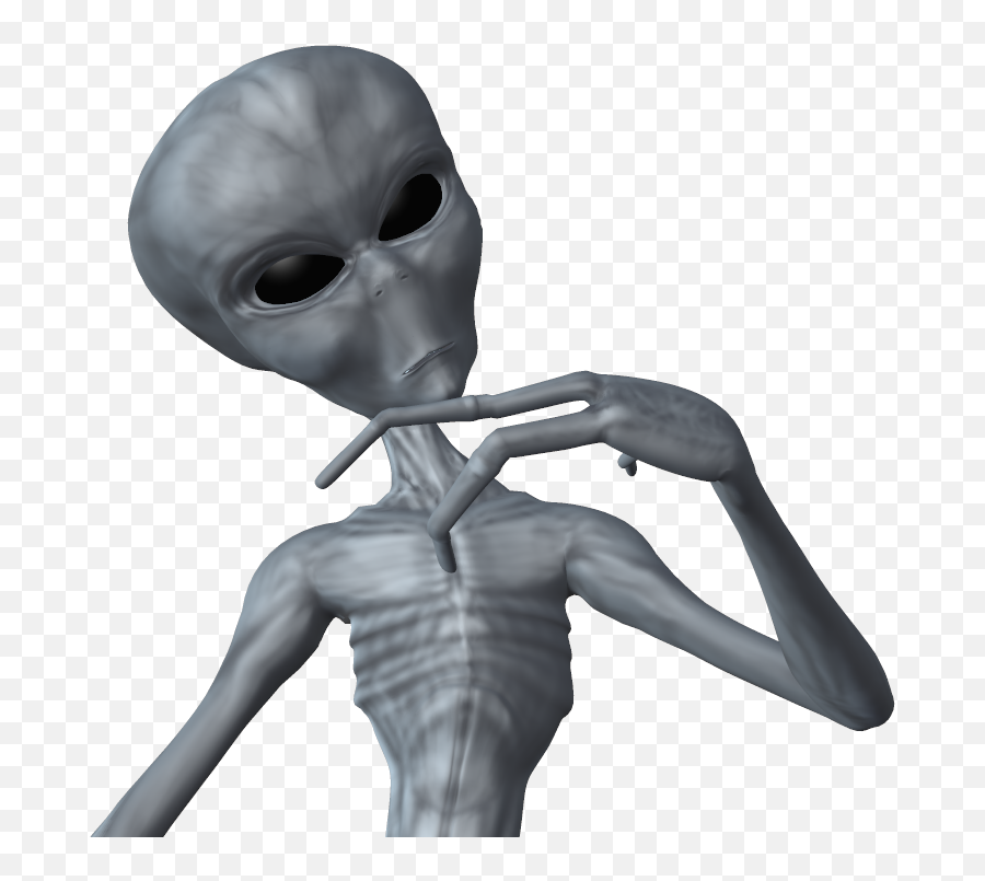 Download Alien Thinking Png Image With No Background - Transparent Alien Full Body,Alien Transparent Background