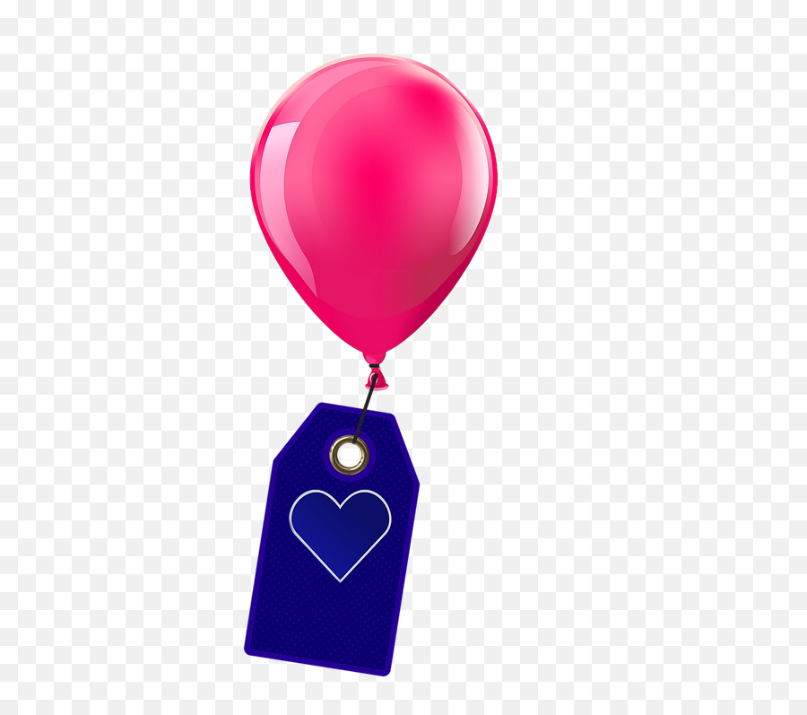 Balloon Shield Heart - Free Image On Pixabay Label Balloon Png,Balloons Background Png