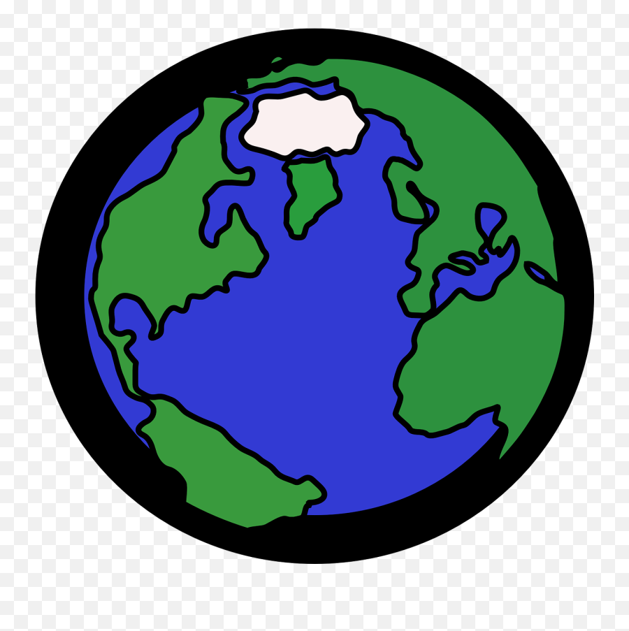 Planet Earth Blue - Free Vector Graphic On Pixabay Earth Cartoon Png,Planet Earth Transparent Background