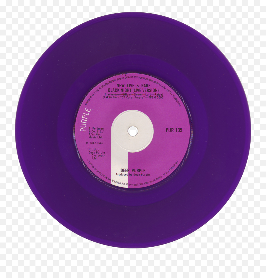 Pur 135 U2013 Deep Purple Rare Records - Png Vinyl Record Royalty Free,Vinyl Record Png
