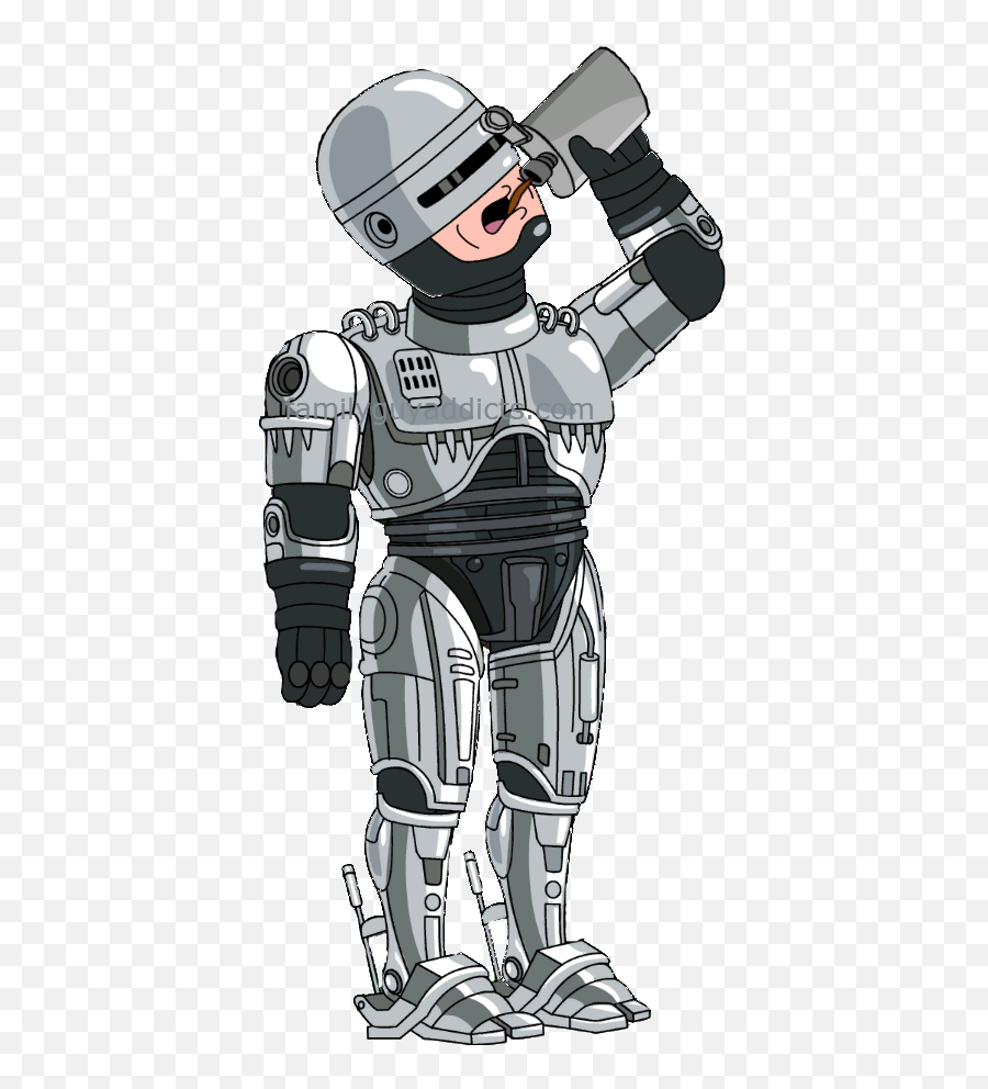 Download The Judge Robocop Drinking - Robocop Family Guy Png,Robocop Png