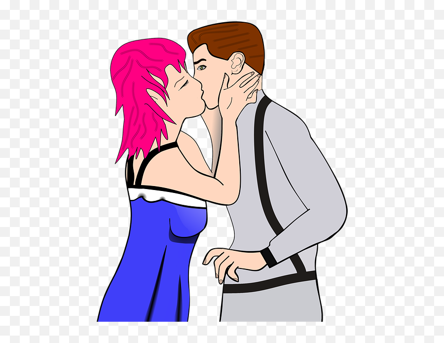 Png Lovers Transparent Loverspng Images Pluspng - Lovers Cartoon Images Png,Kisses Png