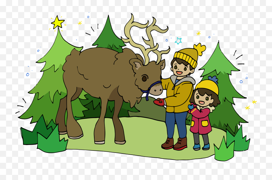 Meet The Reindeer Winter Wonderlandwinter Wonderland - Cartoon Png,Reindeer Png