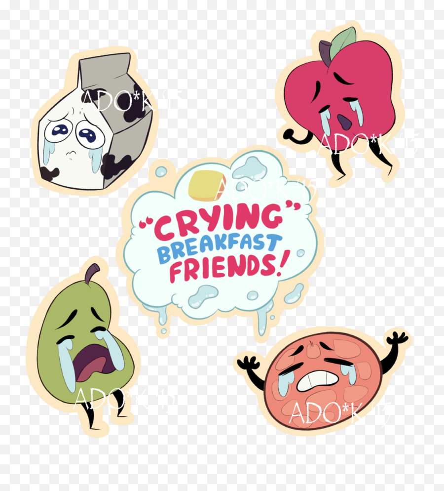 Download Breakfast Clipart Friend - Breakfast Png Image With Crying Breakfast Stickers,Breakfast Clipart Png