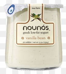 Vanilla Bean Nounos Creamery - Nounos Yogurt Png,Vanilla Bean Png