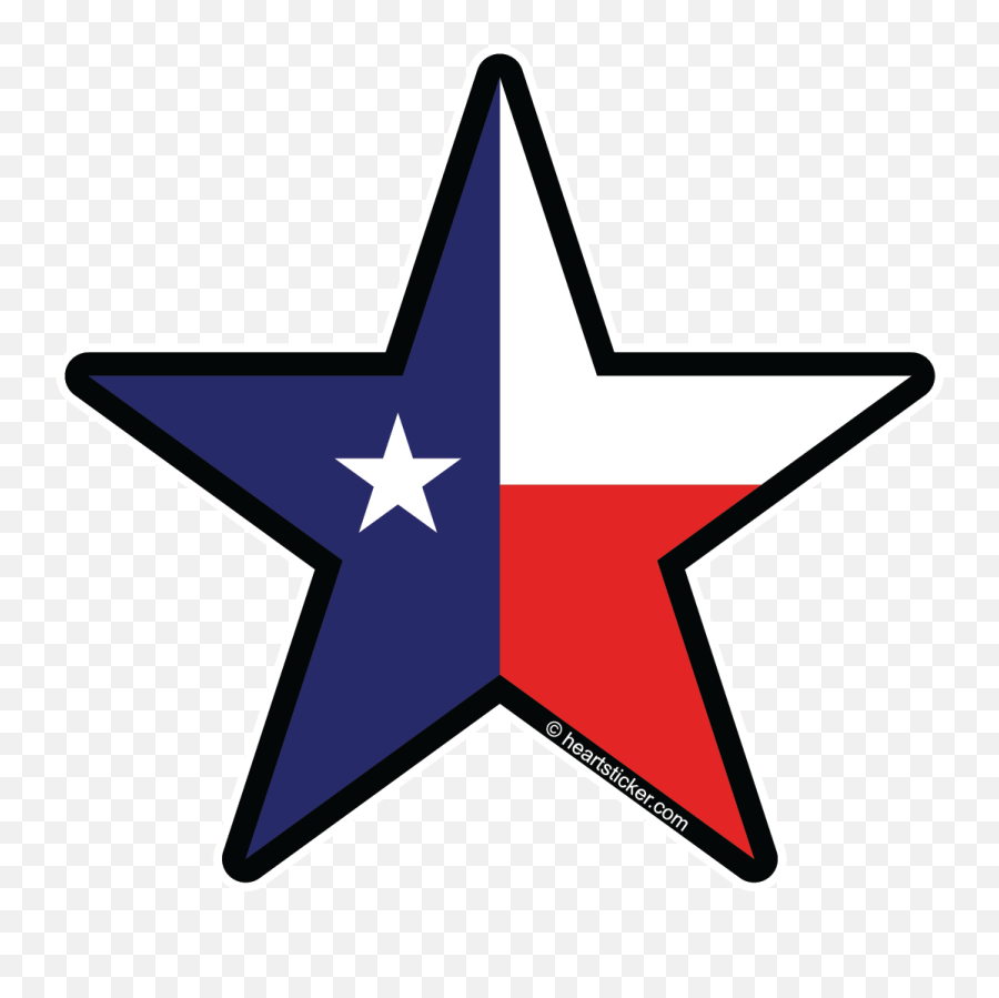 The Texas Lone Star Sticker - Texas Lone Star Logo Png,Texas Shape Png