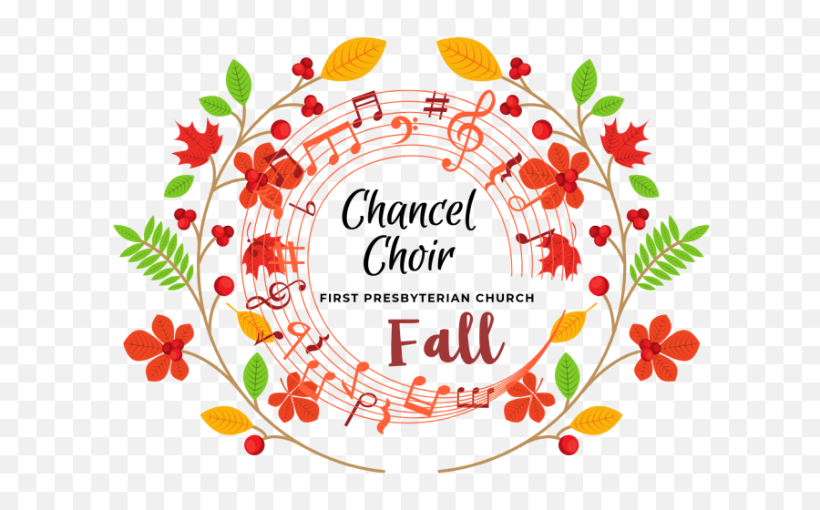 Fall Choir Session First Presbyterian Church Of Fresno - Fall Embroidery  Designs Png,Choir Logo - free transparent png images 