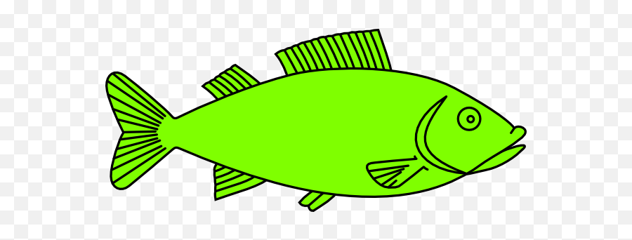 Download Fried Fish Clipart - Fish Outline Png Image With No Fish Drawing With Colour,Fried Fish Png