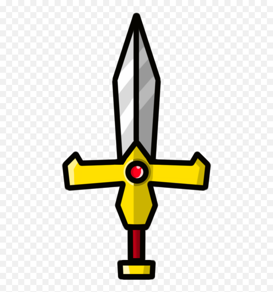 Golden Knight Sword Opengameartorg - Knight Sword Clipart Png,Knight Clipart Png