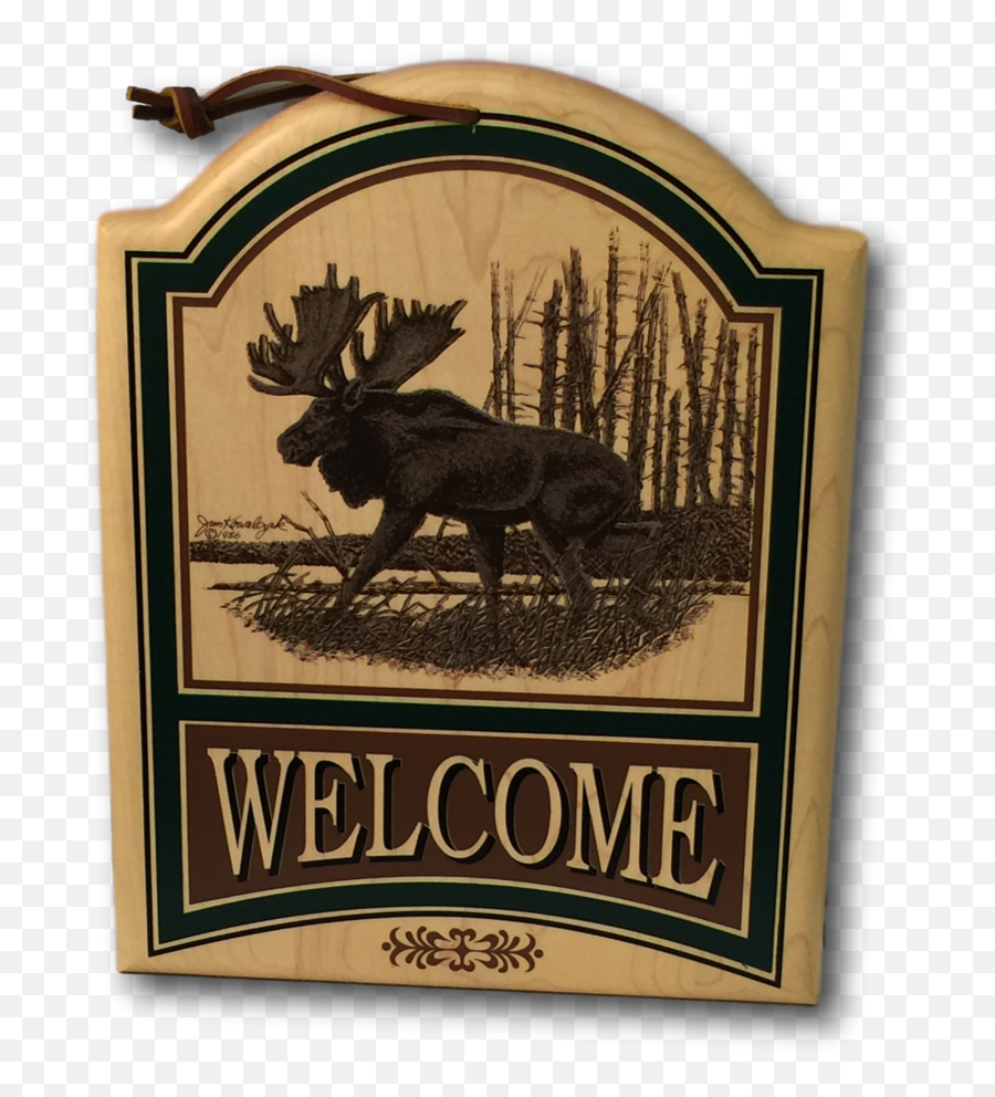 Moose Welcome Sign - Moose Png,Welcome Sign Png