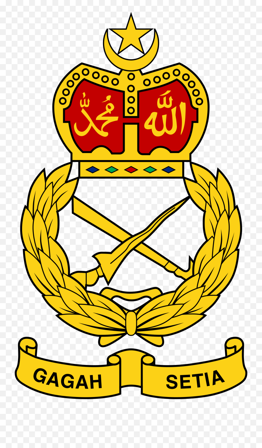 Malaysian Army Wikipedia Logo Tentera Darat Malaysia Png Army Logo ...