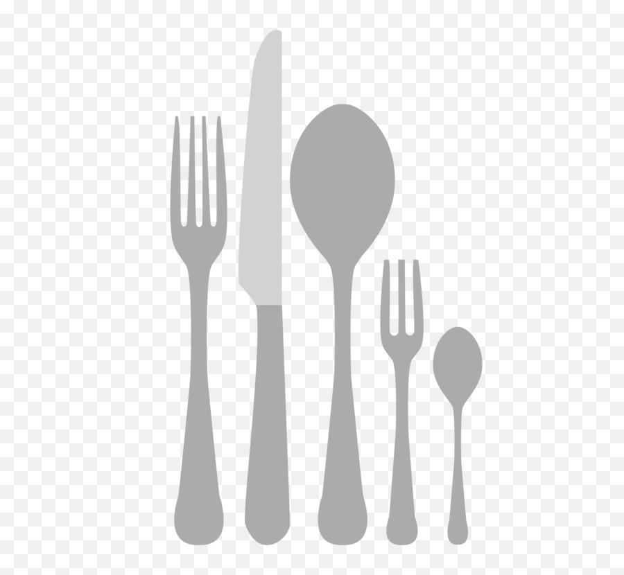 Silverware Clipart Fork Knife - Fork Spoon Knife Clipart Png,Silverware Png