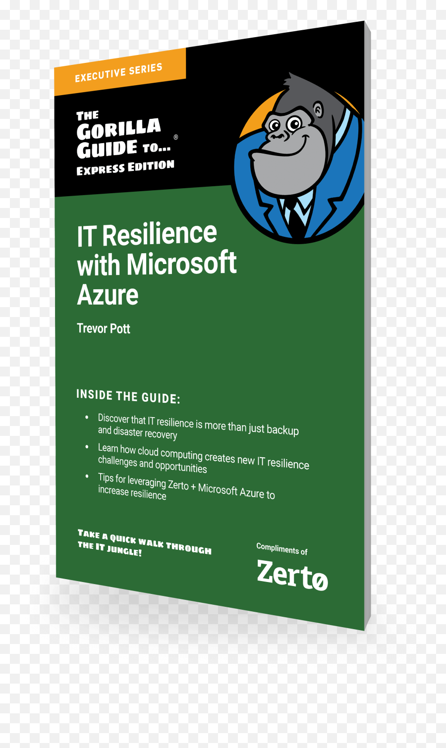 Gorilla Guide Express It Resilience With Microsoft Azure - Vertical Png,Zerto Logo