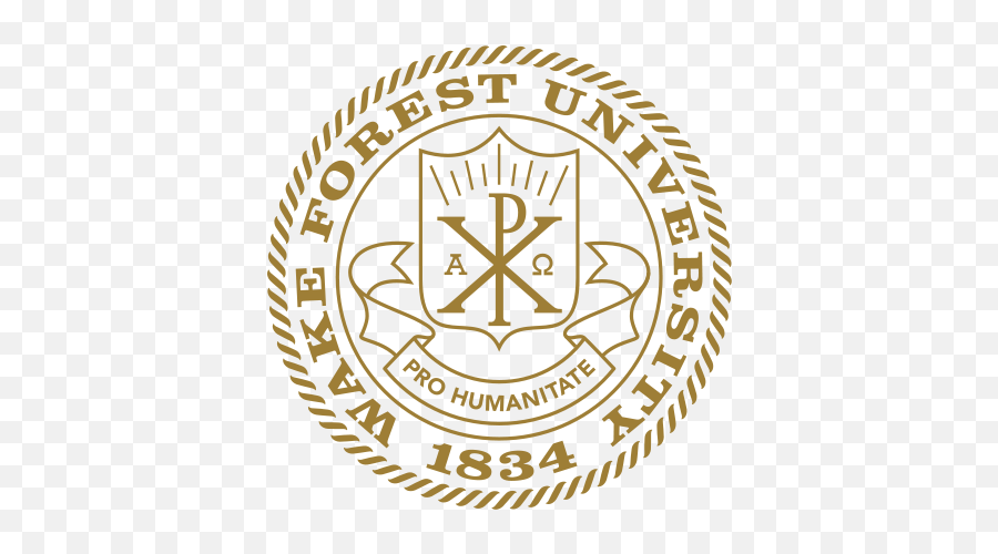 Wfu Seal - Wake Forest University Png,Wake Forest Logo Png