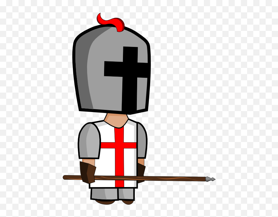 Vector Knight Crusader Png Royalty Free - Knight Transparent Cartoon Walking,Crusader Png