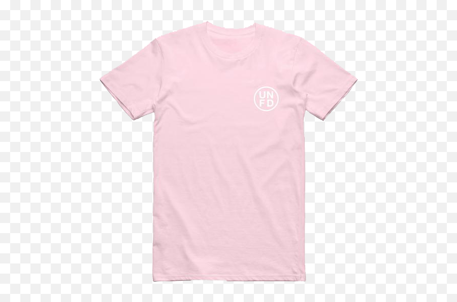 Unfd Circle Logo Tee - Baby Pink T Shirt Template Full Baby Pink Shirt Png,Shirt Template Png