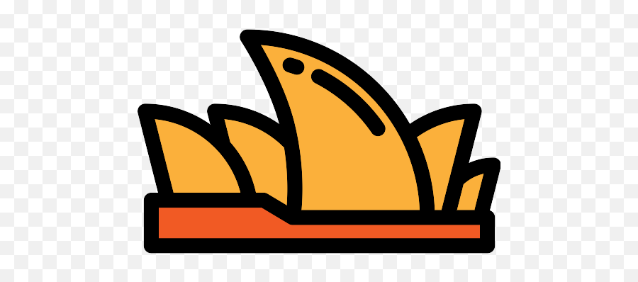 Sydney Opera House Vector Svg Icon - Horizontal Png,Sydney Opera House Icon