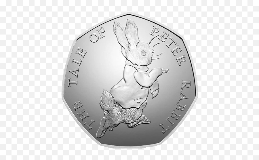 2017 Peter Rabbit 50p - Peter Rabbit 50p 2016 Png,Peter Rabbit Png